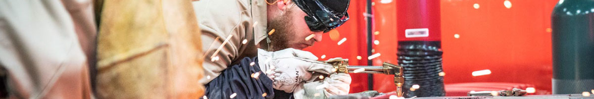 Student welding image